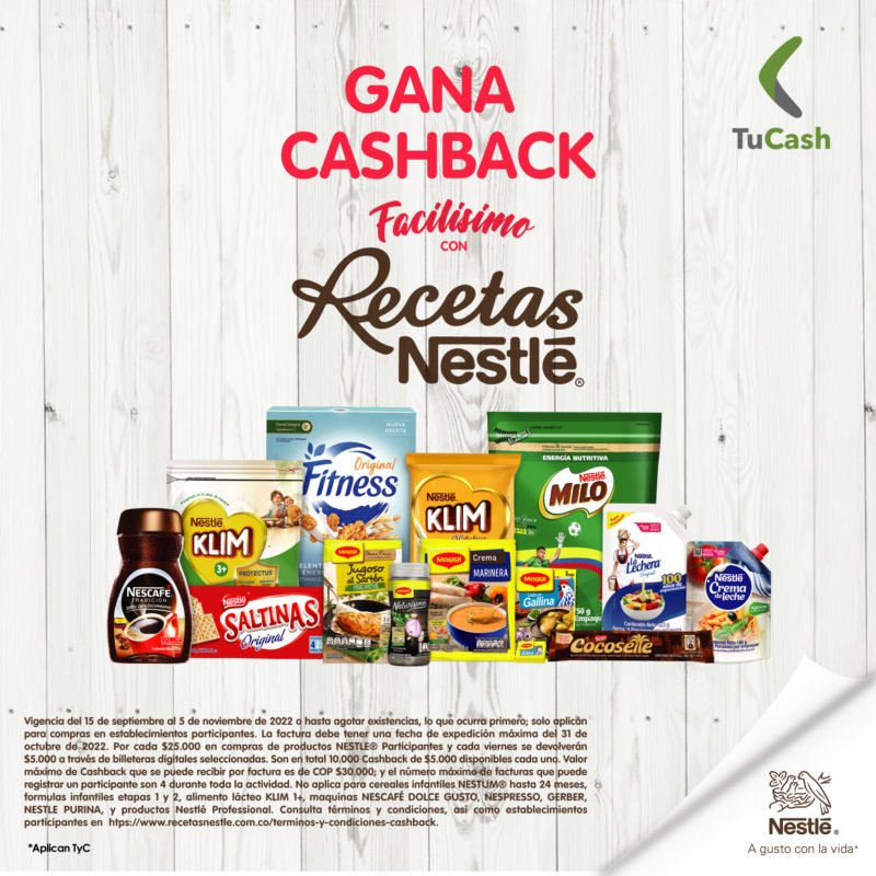 RECETAS NESTLÉ - Tu Cash RECETAS NESTLÉ - Tu Cash